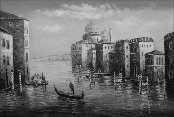 Venecia en blanco y negro 2 Pinturas al óleo